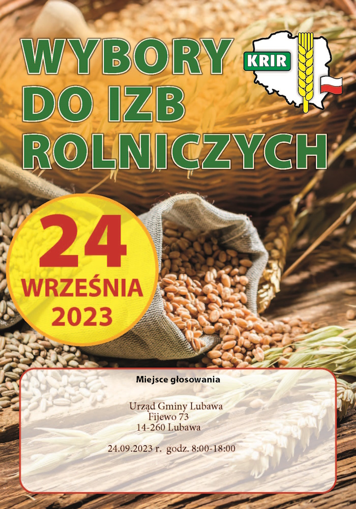 plakat wyborczy do izb rolniczych